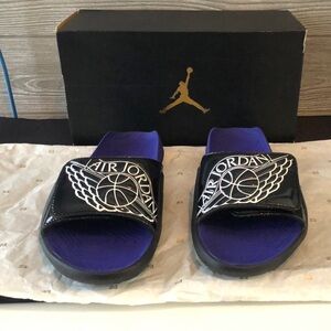 Jordan Hydro 7 Slide in Black Concord